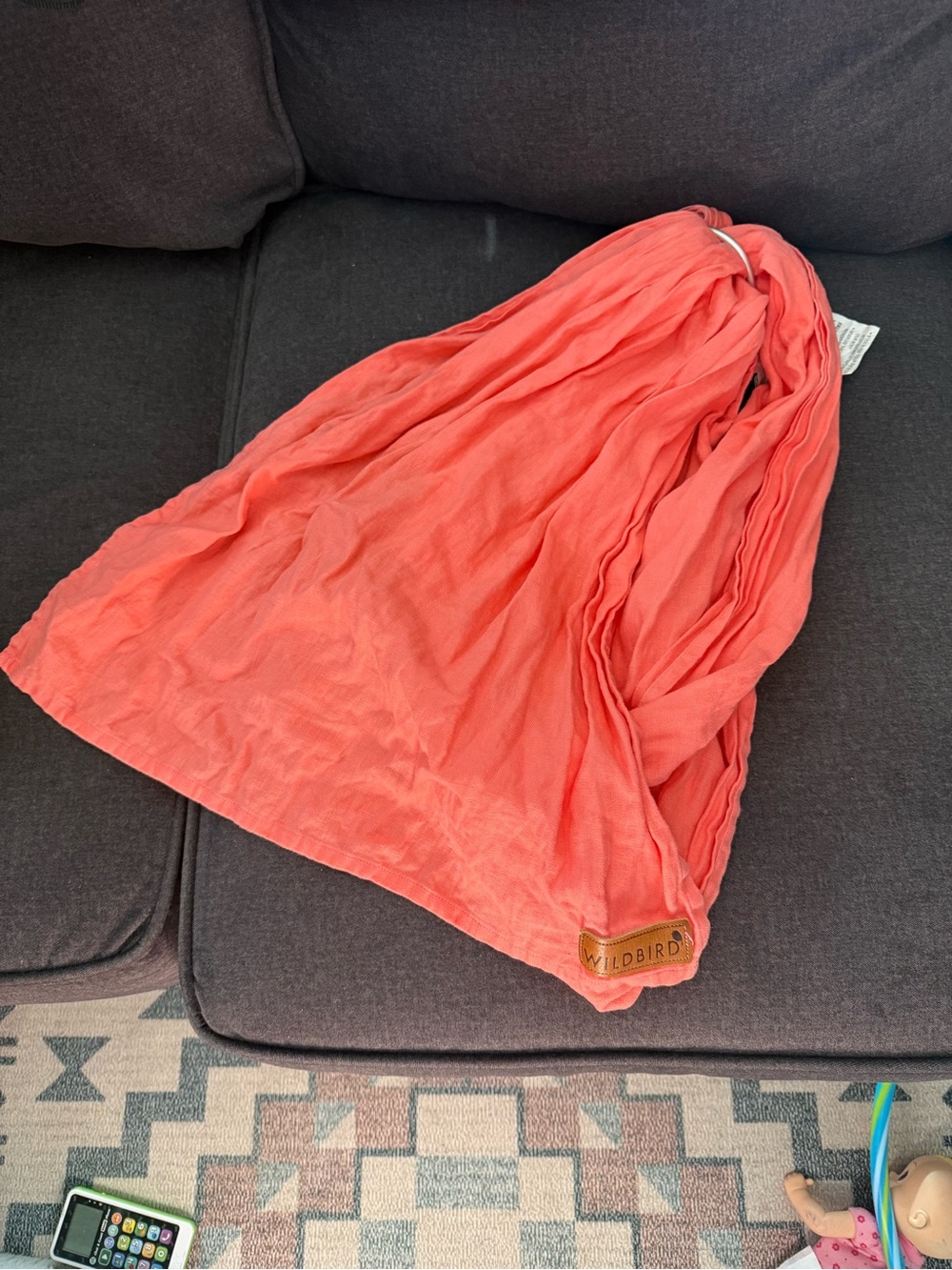 WildBird Coral-Orange Ring Sling